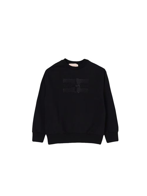 Felpa, bambina, logata. ELISABETTA FRANCHI | EFFE148 0 FF002N000